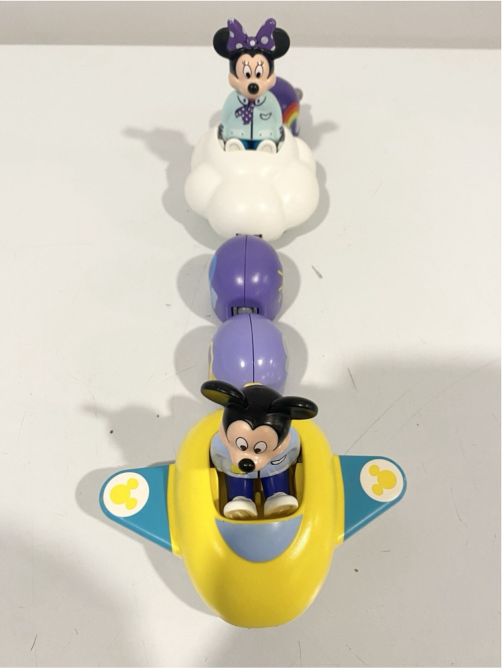 PLAYMOBIL Junior Disney Mickey Minnie Mouse Cloud Ride 71697 Complete 7 Pc